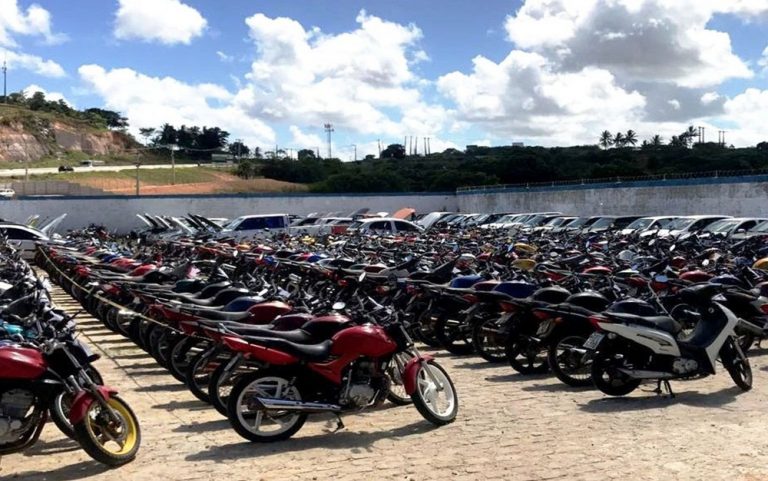 Leilão de veículos do Detran começa nesta sexta-feira.