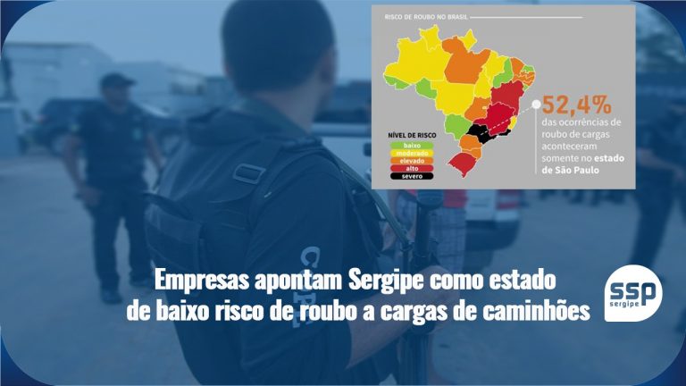 Empresas apontam Sergipe como estado de baixo risco de roubo de caminhões