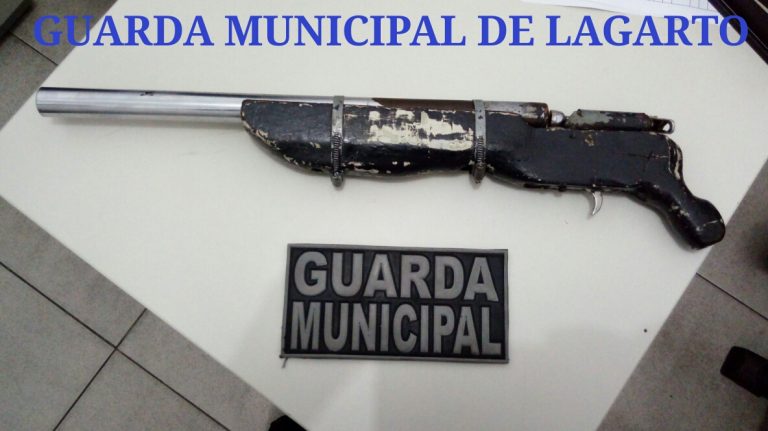 GML apreende menor de idade de posse de espingarda caseira