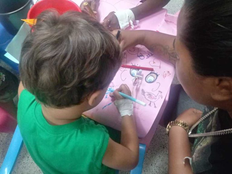 Espaço terapêutico ‘Cantinho da Criança’ promove o bem-estar de pacientes do Huse
