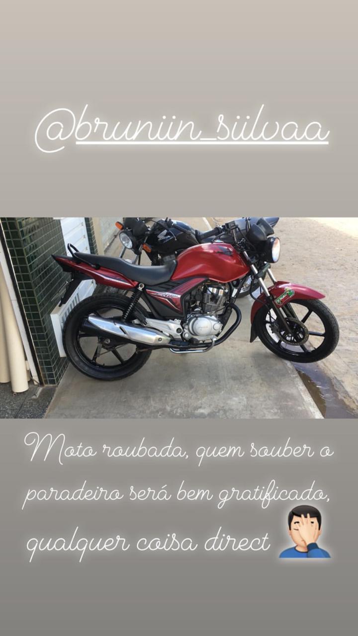 Mais uma moto roubada em Lagarto