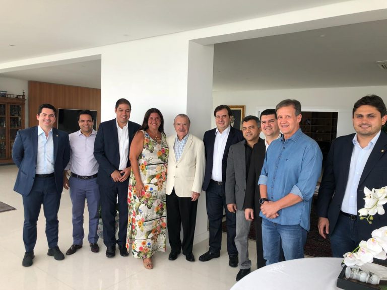 Deputado Gustinho Ribeiro esteve no Maranhão com Rodrigo Maia
