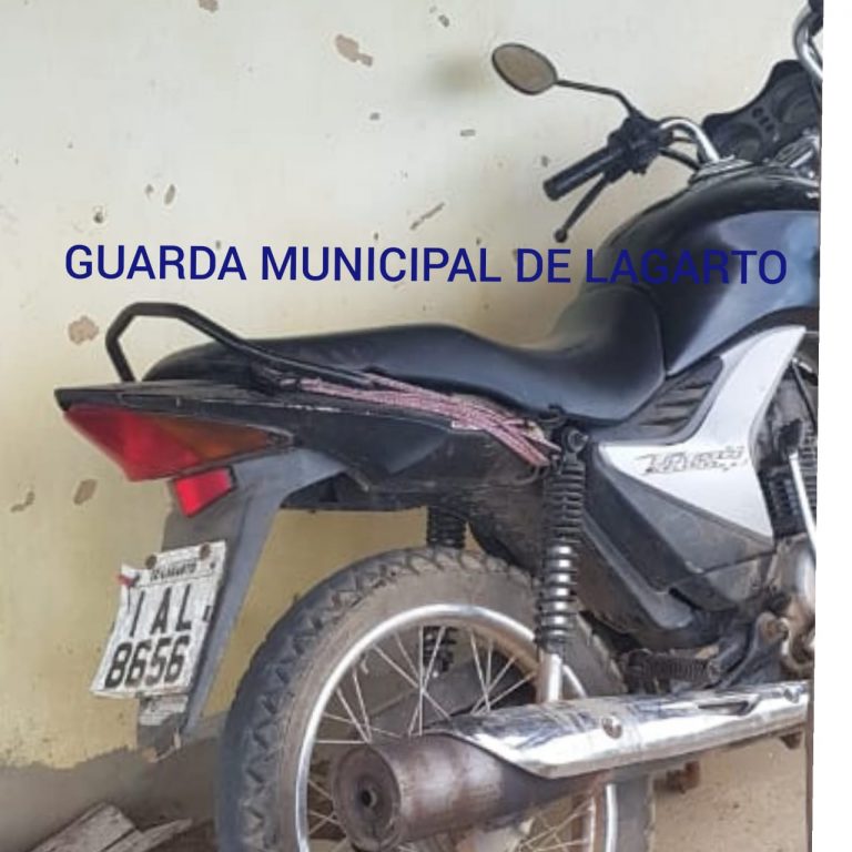 GML recupera moto roubada em Lagarto