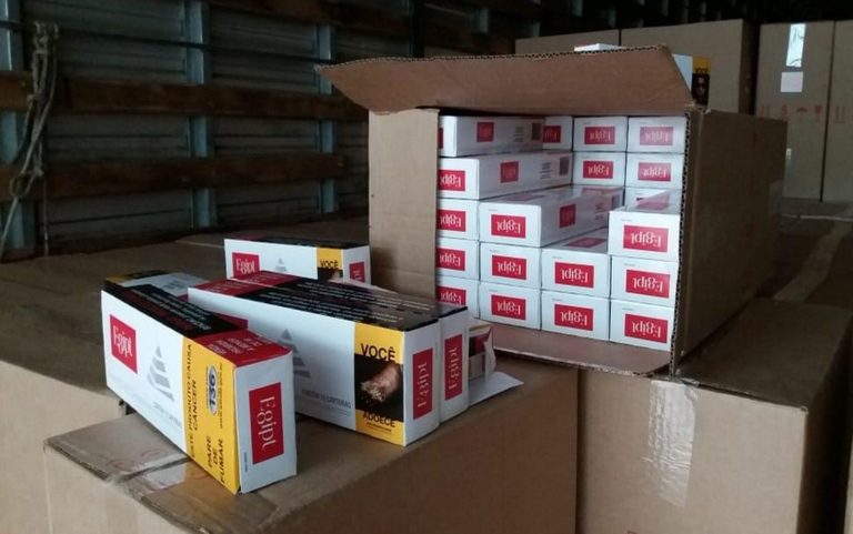 Secretaria de Estado da Fazenda apreende mais de R$ 1 milhão em caixas de cigarros