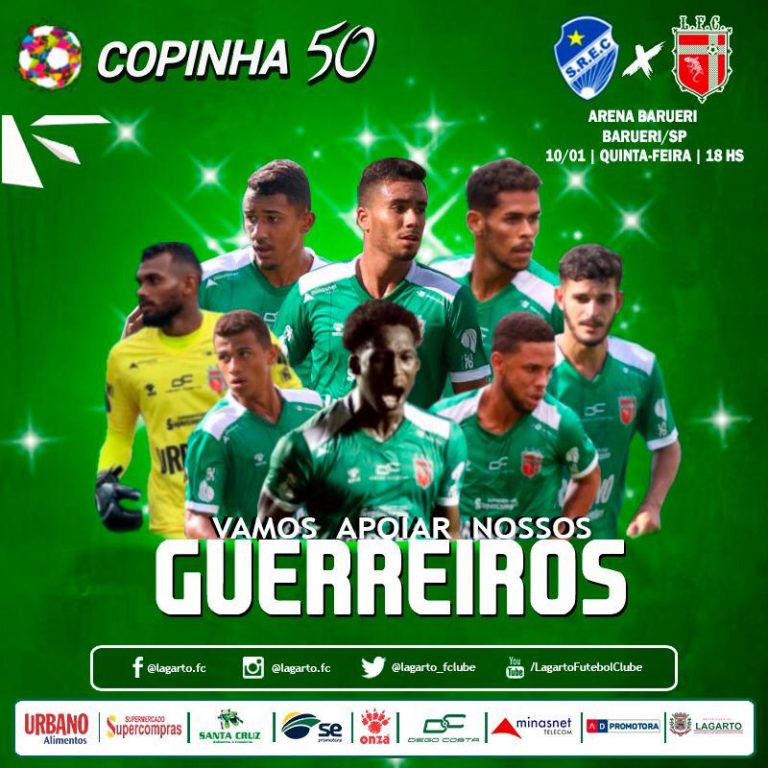 Lagarto enfrenta o São Raimundo na Arena Barueri