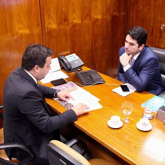 Gustinho Ribeiro se reúne com o prefeito de Poço Verde