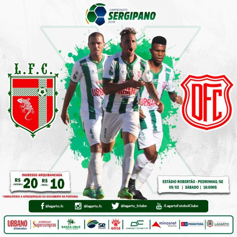 Lagarto enfrenta o Dorense no Sábado