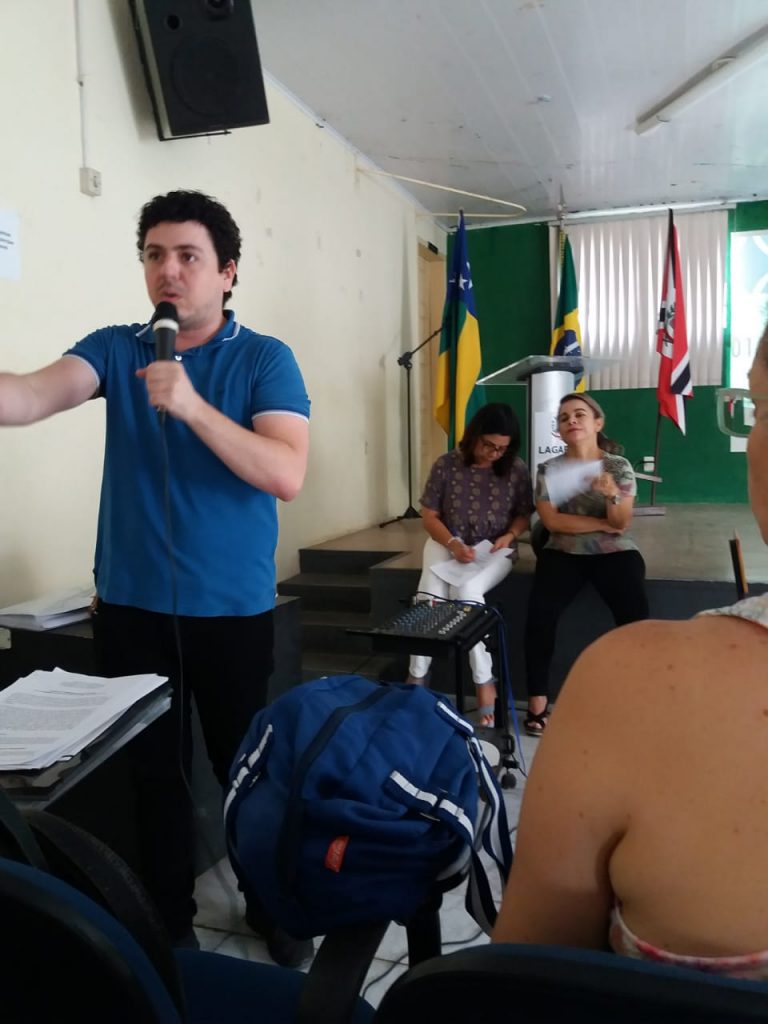 Coordenação da PSE, realizou reunião com profissionais de saúde e educação