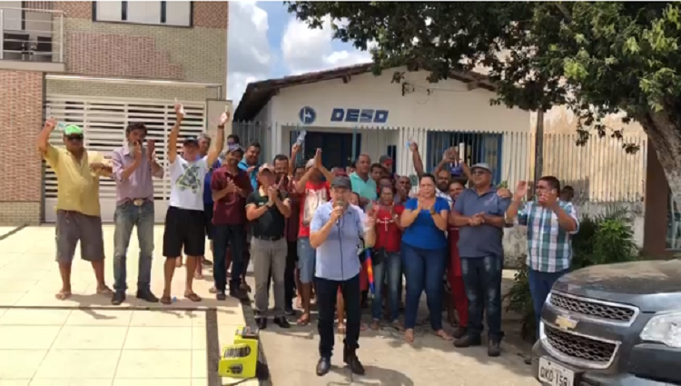 Raimundo Da civil mobiliza população a reivindicar a falta de água em Salgado