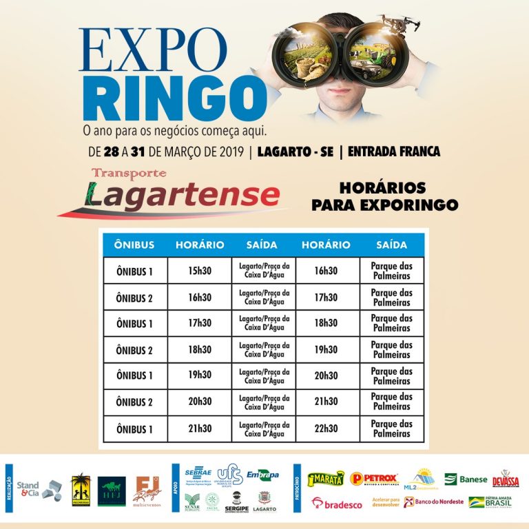 AVISO: Transporte Lagartense e Parque das Palmeiras.