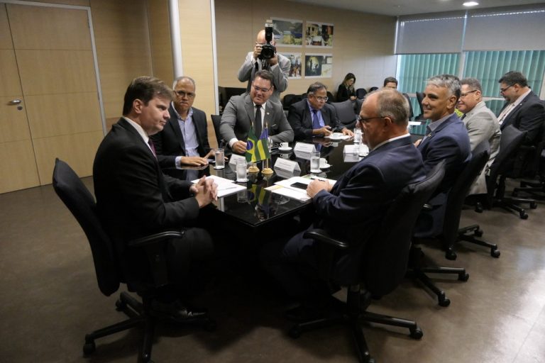 Belivaldo Chagas e Fábio Reis se reúnem com ministro do Desenvolvimento Regional em Brasília