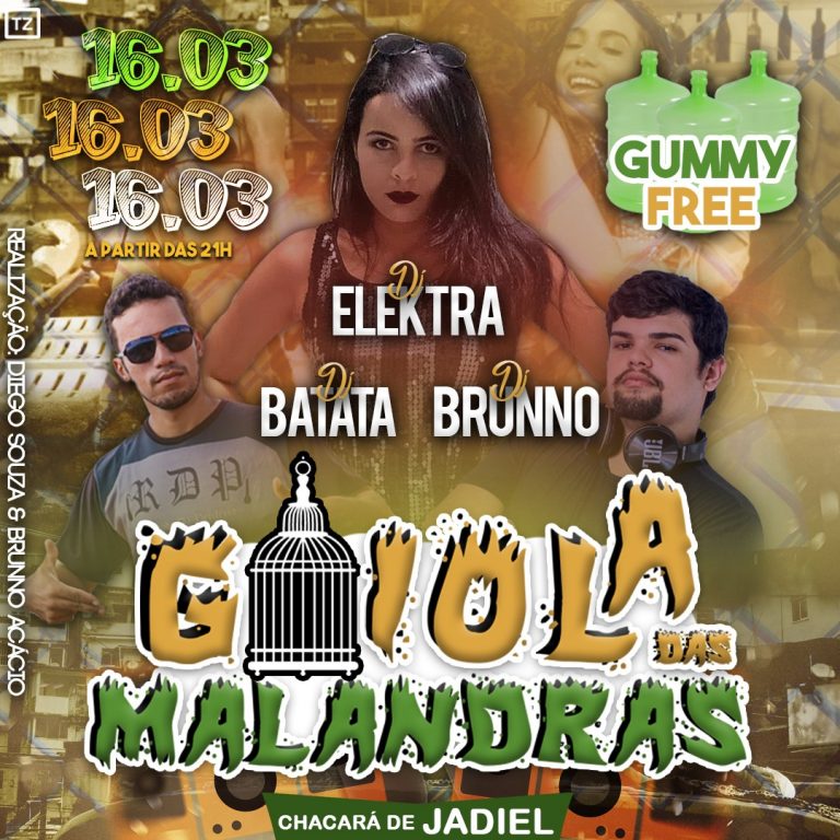 Gaiola das Malandras agita a noite deste sábado em Lagarto com estreia de DJ