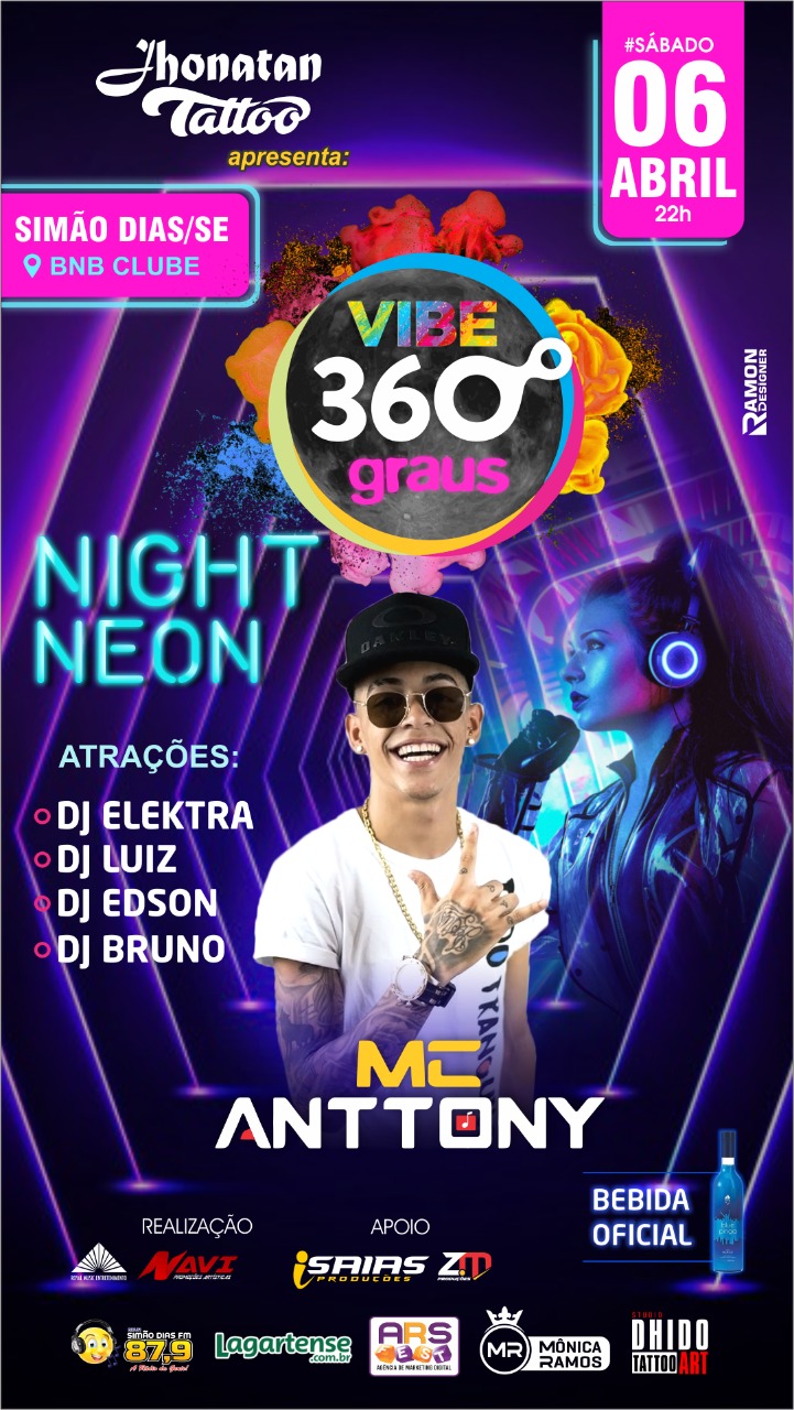 Agenda: VIBE 360º Graus – Night Neon