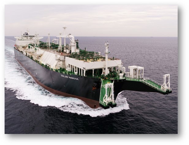 Navio regaseificador chega à Usina Termoelétrica de Sergipe