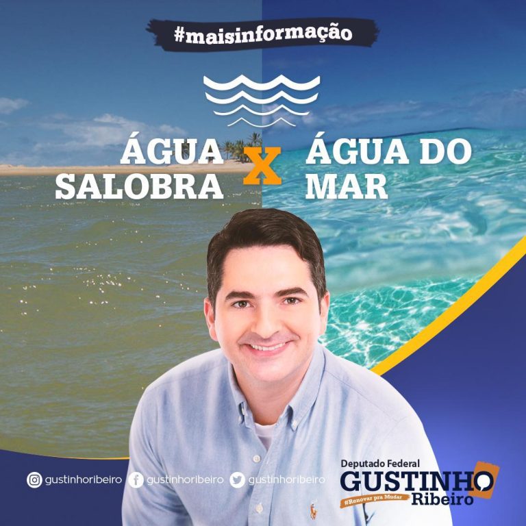 Gustinho Ribeiro exemplifica o seu projeto de Dessalinização da Àguas do Mar