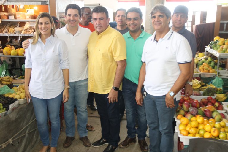 Gustinho e Hilda Ribeiro, recebem prefeito de Bacabal, no Maranhão