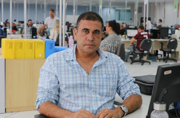 Gerente de Vigilância em Saúde Ambiental, Alexsandro Xavier Bueno (Foto: Ascom/SES)