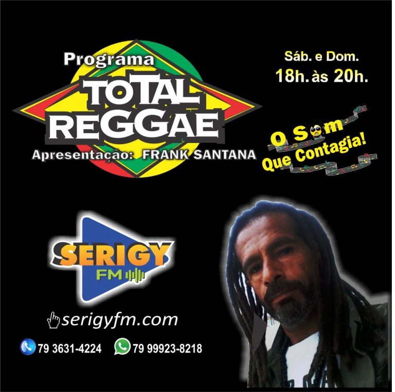 Programa Total Reggae estreia hoje na Rádio Serigy FM