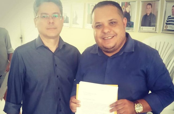 Foto divulgada pelo radialista