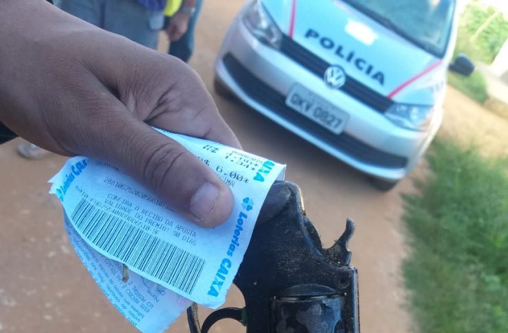 Arma utilizada no crime (Fotos: 7BPM)