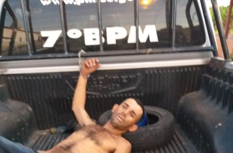 Foto divulgada pelo 7ºBPM