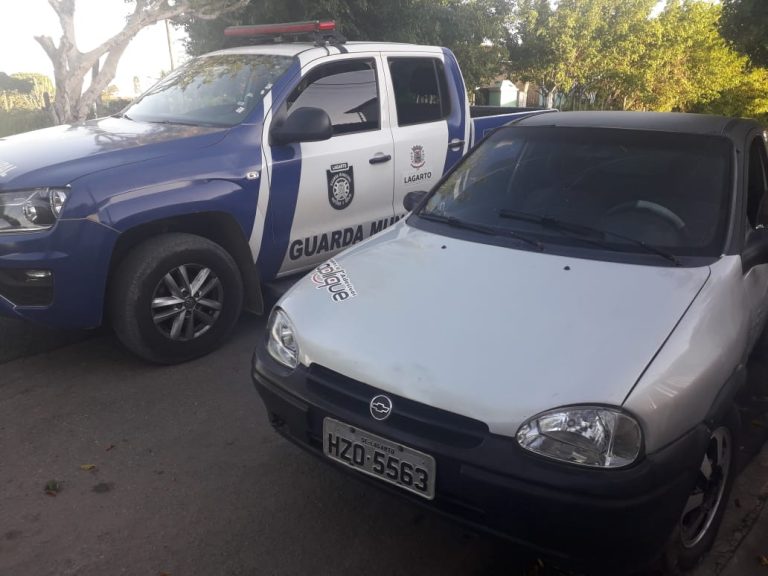 Guarda Municipal de Lagarto recupera veículo roubado no bairro Loiola