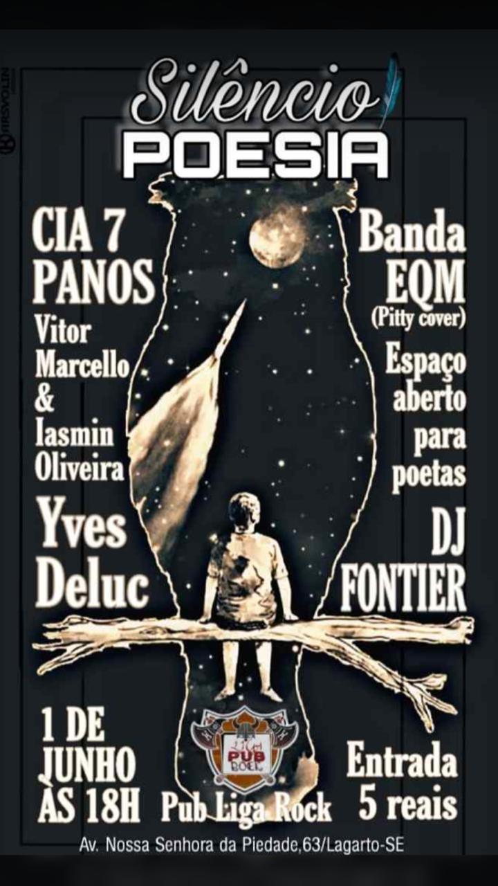 Silêncio! Poesia movimentará Lagarto em junho
