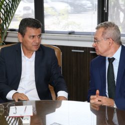 Presidente do TCE recebe novo secretário de Estado da Fazenda