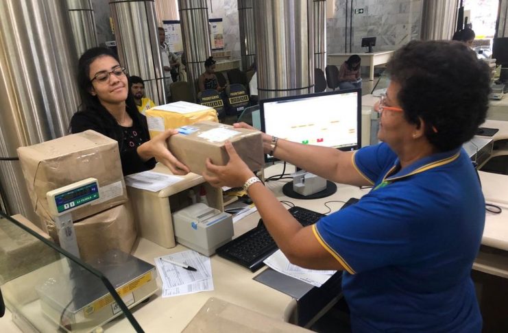 Postagem de encomenda da cliente Lilian Carvalho (1)