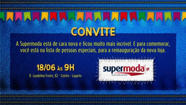 Supermoda realizará grande sorteio na próxima terça