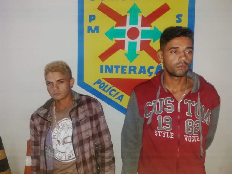 Dois são presos em flagrante pelo crime de tráfico de drogas em Lagarto