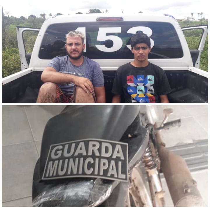 Moto roubada com placa de Simão Dias é recuperada pela Guarda Municipal de Lagarto