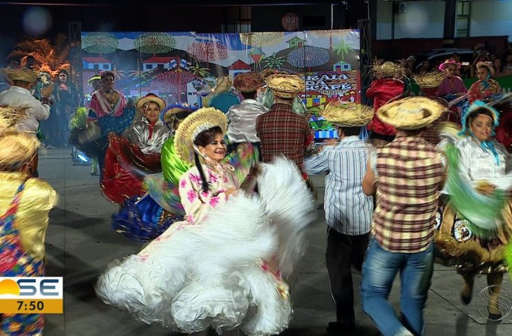 Quadrilha ‘Buscapé’ do município de Lagarto — Foto: Reprodução/TV Sergipe