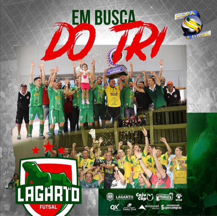 Lagarto será sede da Copa TV Sergipe de Futsal 2019