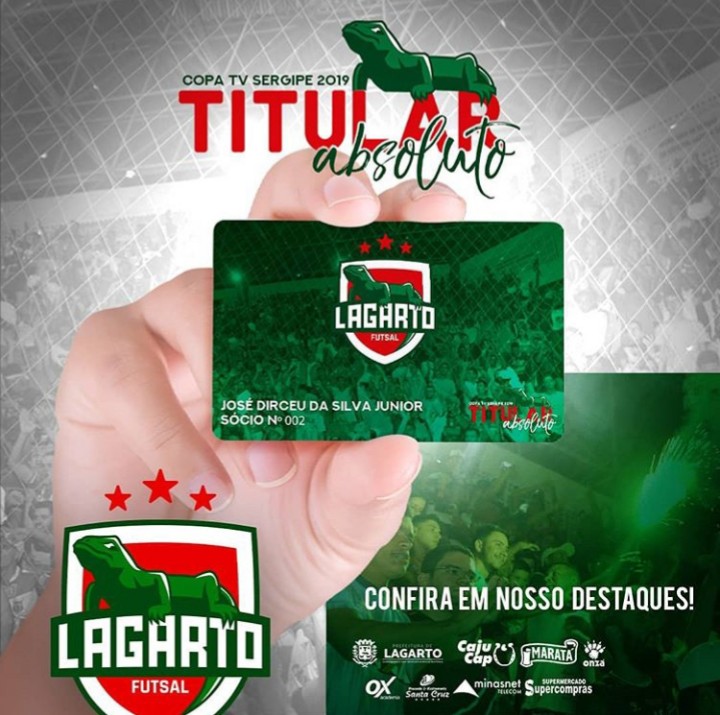 Lagarto Futsal Clube lança seu cartão de sócio torcedor