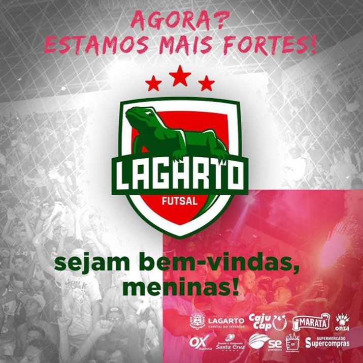 Lagarto Futsal Clube terá equipe feminina
