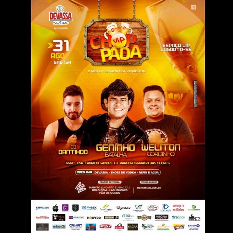 Agenda: Chopada VIP – Lagarto/SE