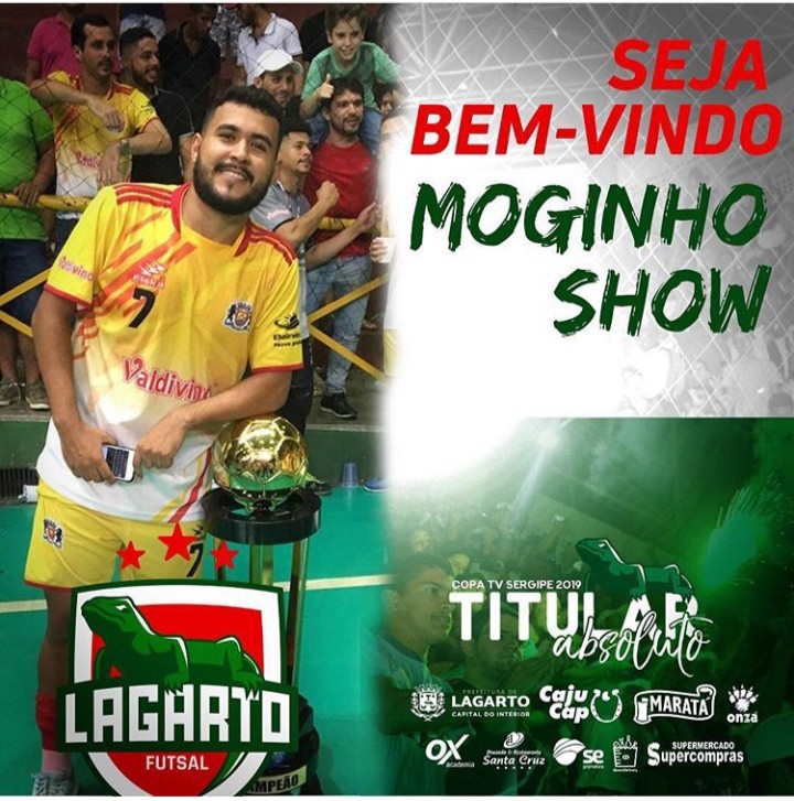 Lagarto Futsal Clube anuncia Moginho Show no lugar de Hiltinho