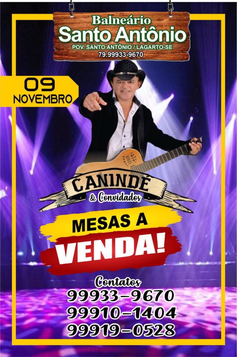 Agenda: Canindé e Convidados – Balneário Santo Antônio