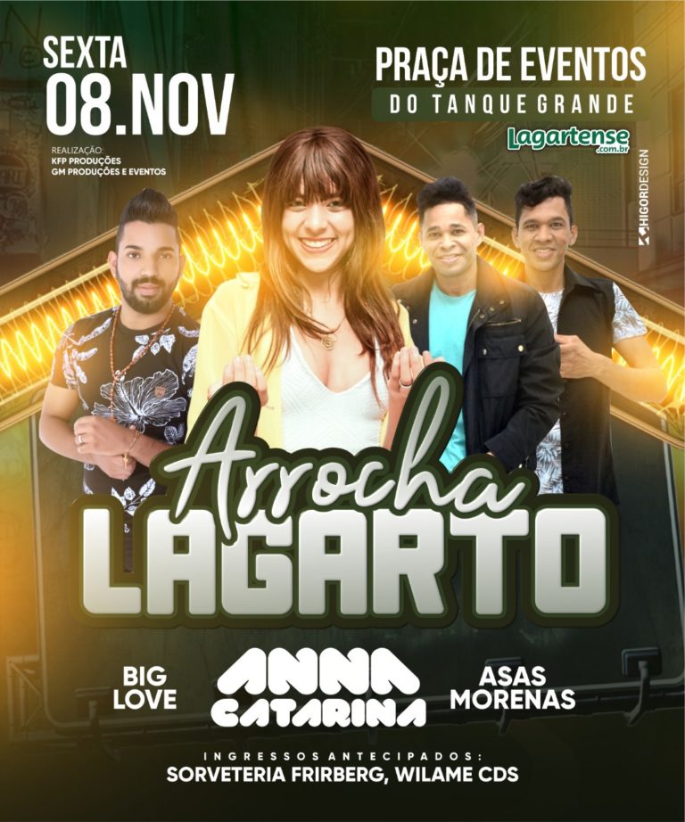 Divulgada a programação do Arrocha Lagarto
