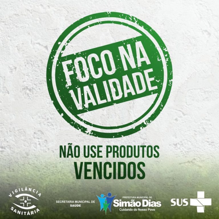 Secretaria de Saúde lança campanha ‘Foco na Validade’, em Simão Dias