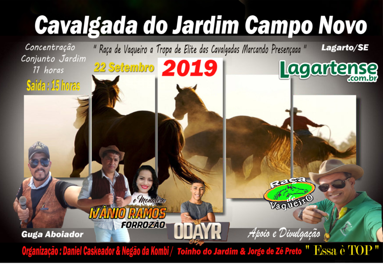 Agenda: Cavalgada do Jardim Campo Novo – Lagarto/SE