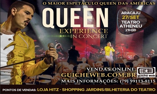 Aracaju recebe o espetáculo Queen Experience In Concert