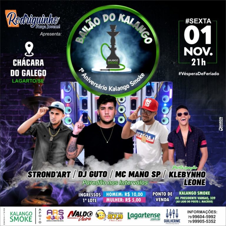 Kalango Smoke comemora seu primeiro aniversário em Lagarto