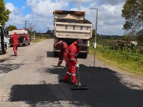 Operação tapa-buraco recebe força-tarefa nos territórios Centro Sul e Sul Sergipano