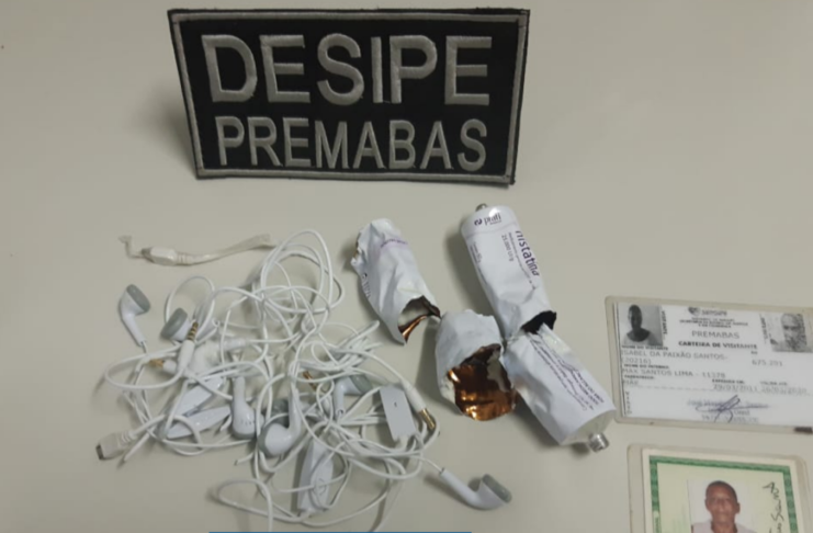 Materiais estavam escondidos em duas bisnagas de pomadas