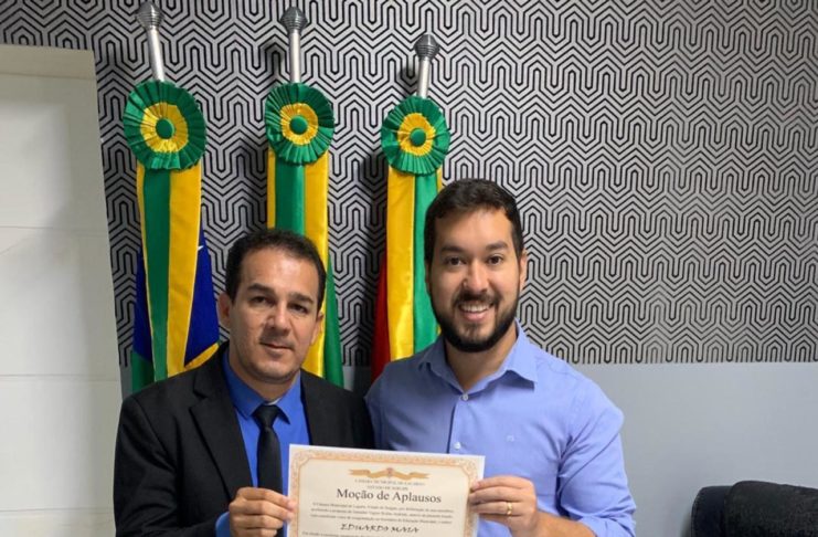 Reconhecimento foi entregue no gabinete institucional do secretário