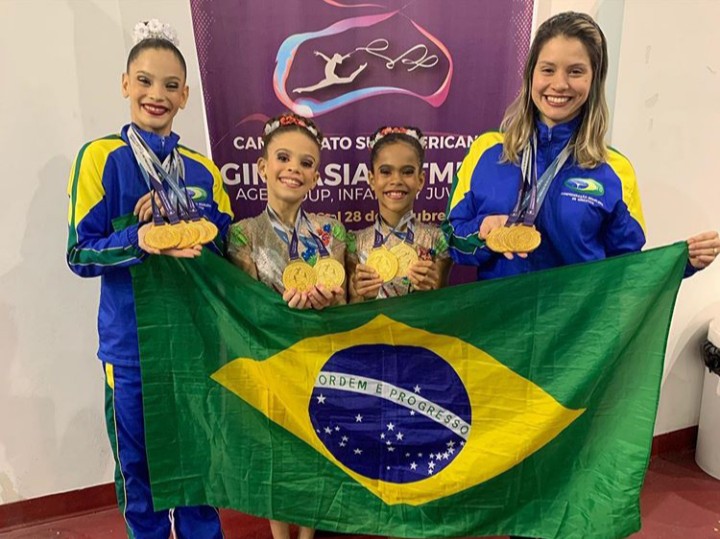 Sergipanas conquistam 15 medalhas no Campeonato Sul-Americano de GR