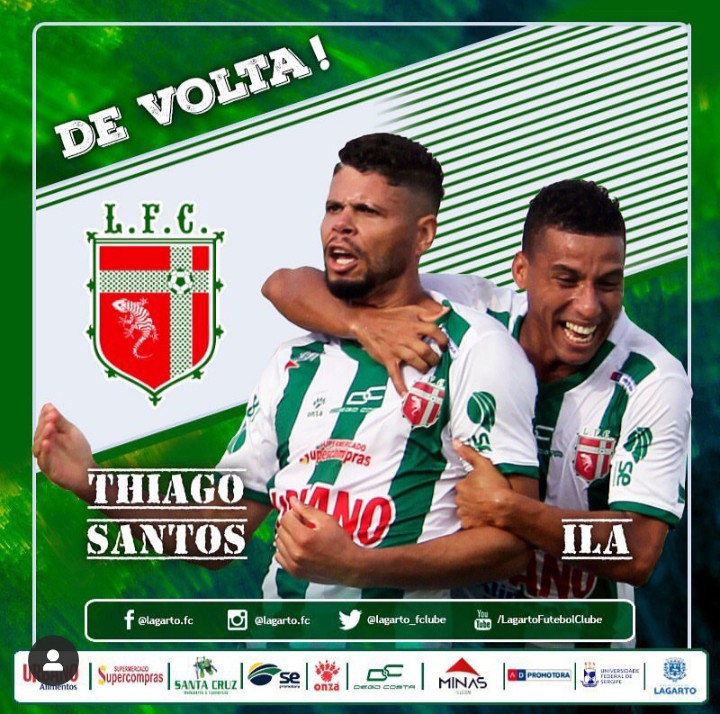 Lagarto FC anuncia dois novos reforços para o Sergipão 2020