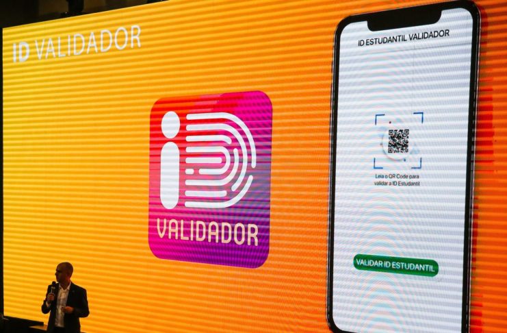 O diretor de Tecnologia e Informação do MEC, Daniel  Rogério, durante o lançamento do aplicativo da ID Estudantil